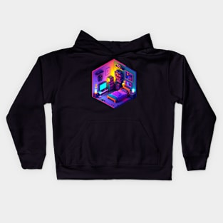 Gaming room Kids Hoodie